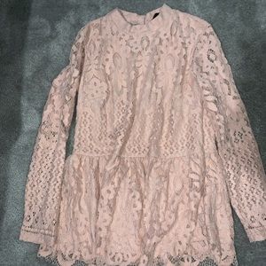 Lace Blush Blouse